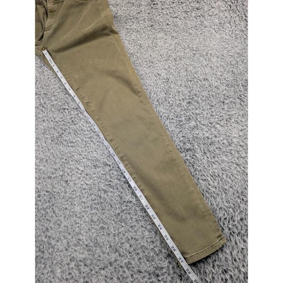 AG Adriano Goldschmied Jeans Women 26 Green Abbey Mid Rise Super Skinny Ankle - Picture 8 of 10